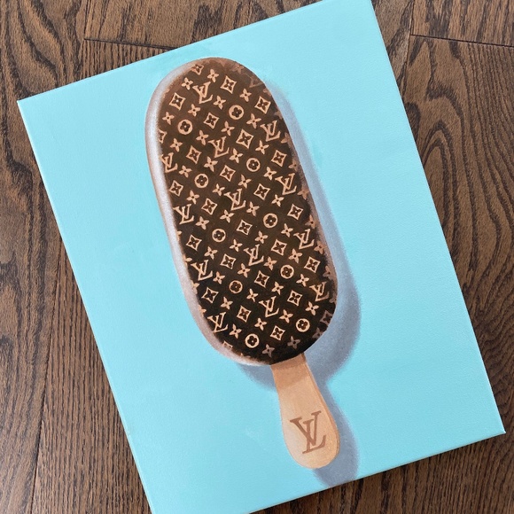 Original Painting of Louis Vuitton Popsicle Acrylic on Canvas - Picture 1 of 2